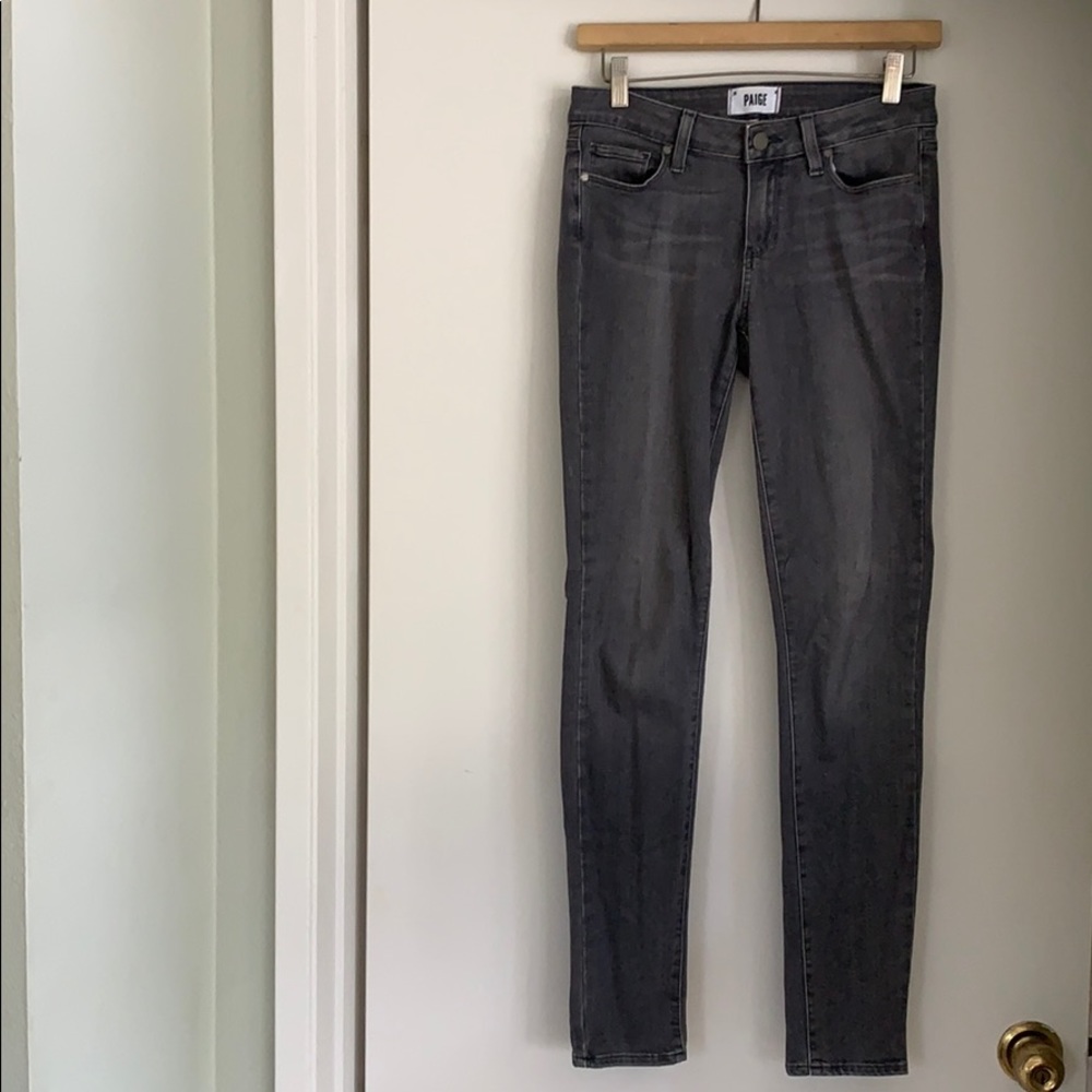 Paige - Dark Grey Jeans